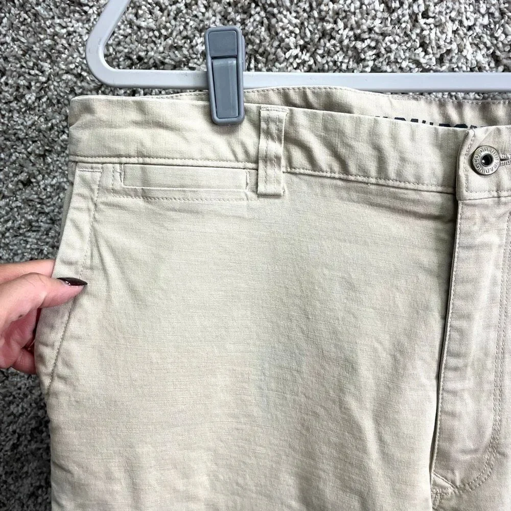 Duluth Trading Co‎ Pants Men’s 36x32 Flex Ballroom Trim Fit Tan Khaki